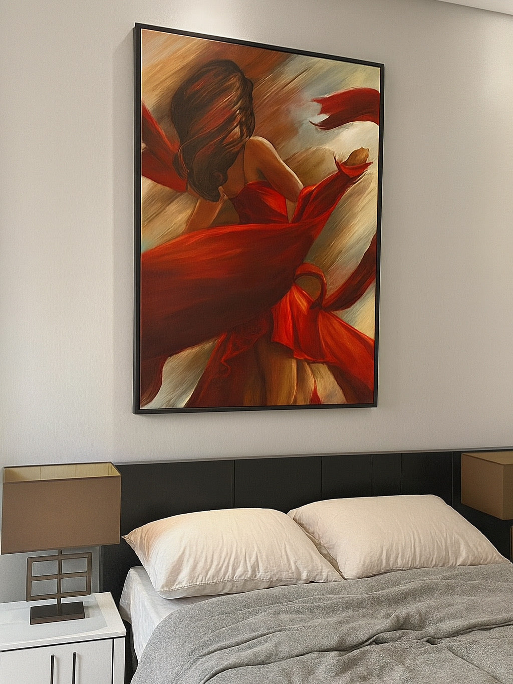 Crimson Elegance – Dance in Red